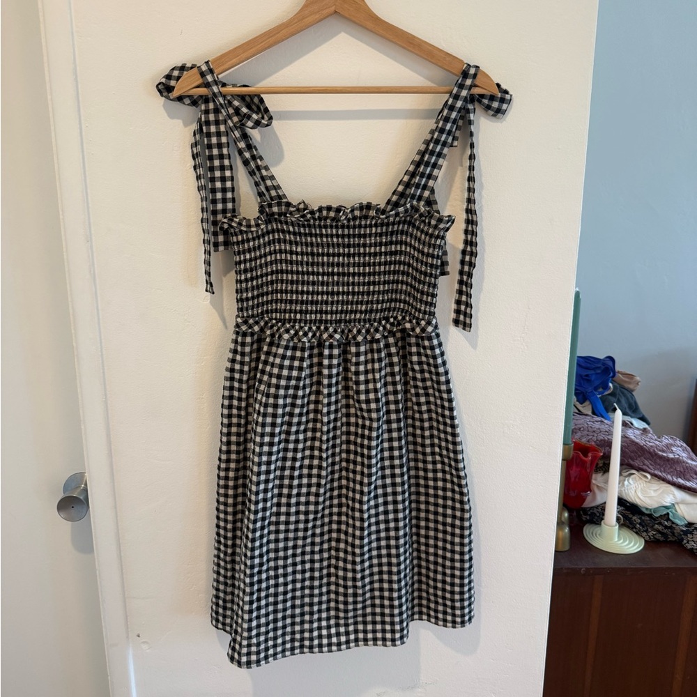 Reformation Gingham Mini Dress